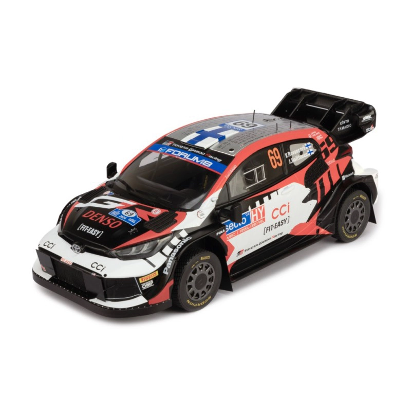 Toyota GR Yaris Rally1 Hybrid, Rally WM, Rally Finland, 2024, #69, K.Rovanperä/J.Halttunen, 1:43 IXO RAM947.22
