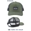 Trucker cap (curved brim), olive green - SIMSON logo