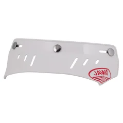 Plochý kšilt Oxygen / ESO Jawa, Cassida - bílý (cvakání na druky)