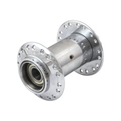 Rear wheel hub, CHROME (CZ) - JAWA Pérák (Zbrojovka)