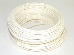 Kabel 1,5 mm - BÍLÝ (cena za metr)