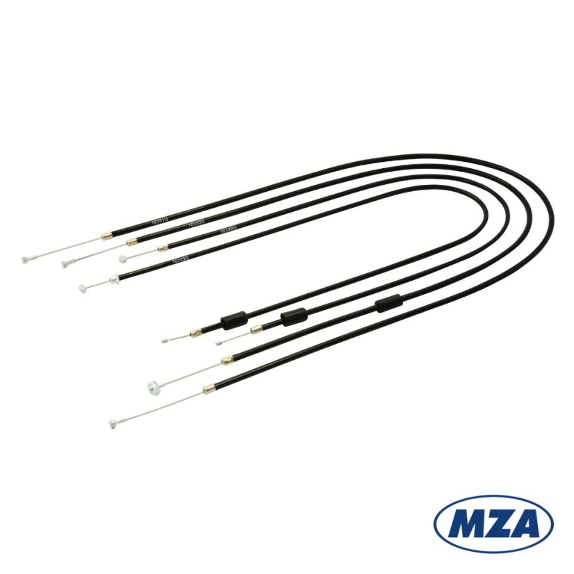 Sada bowdenů (4ks) pro BVF (MZA) - Simson S51, S53, S70, S83 Elektronik