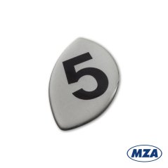 Aufkleber Kupplungsdeckel "5", 3D (MZA) - Simson