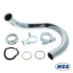 Koleno výfuku Ø28 mm (sada), STANDARD - Simson SR50, SR80