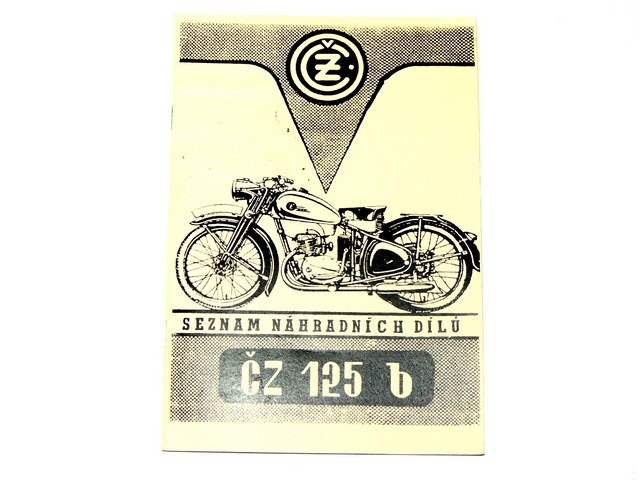 Catalog of spare parts ČZ 125 b