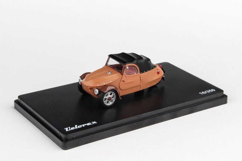 Model Velorex 16/350 (1966) 1:43, BÉŽOVÁ / ČERNÁ / HNĚDÁ