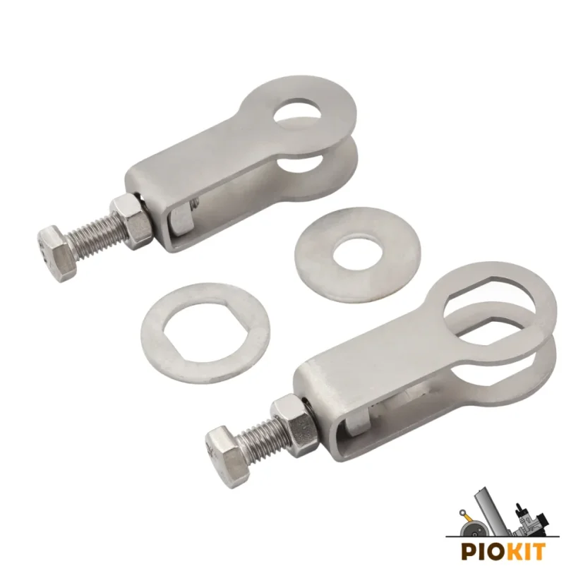 Kettenspanner L+P, 2mm/M8 EDELSTAHL, TUNING (CZ) - JAWA 05,20-23