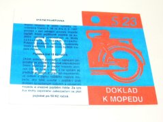 Doklad k mopedu - Stadion S23