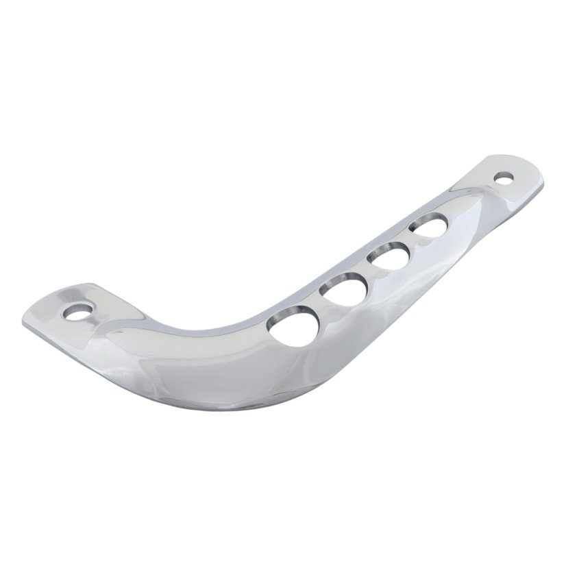 Držák výfuku (vzpěra), CHROM (MZA) - Simson S51, S53, S70 Enduro