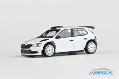 Model Škoda Fabia Rally2 Evo (2019) asfaltová kola 1:43 - Bílá