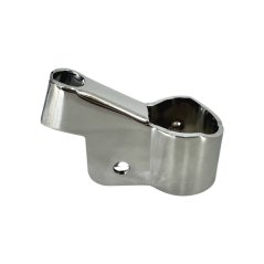 Lenkerhebel-Schelle Jawa – links (ohne Gewinde), Chrom