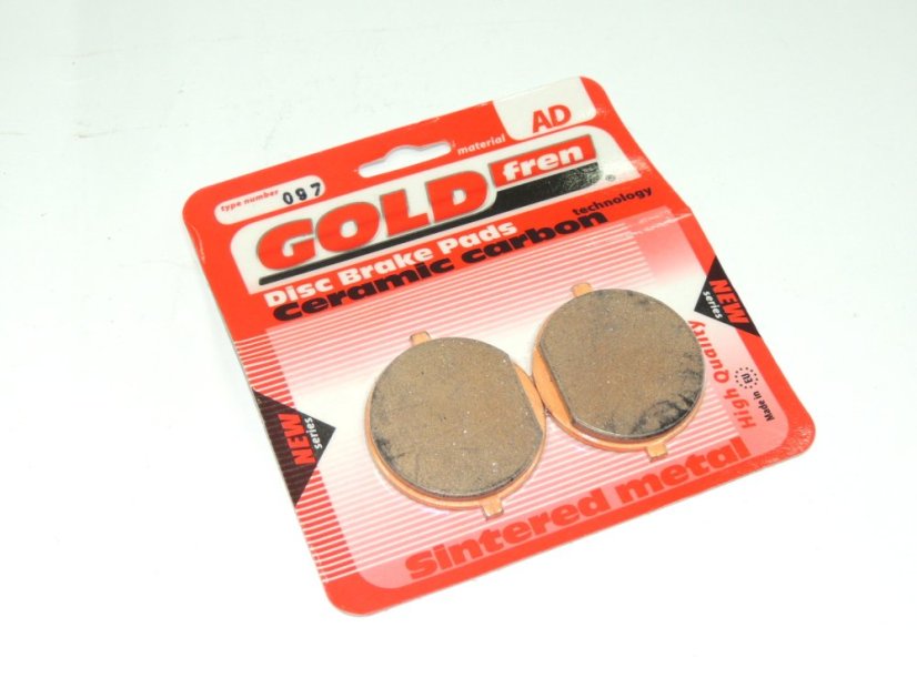 Brzdové desky-sada-J350/639-640 -GOLDFREN