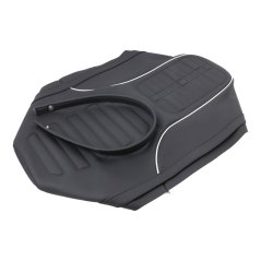 Seat cover with embossing, JAWA logo, white trim (EU) - JAWA 350 634